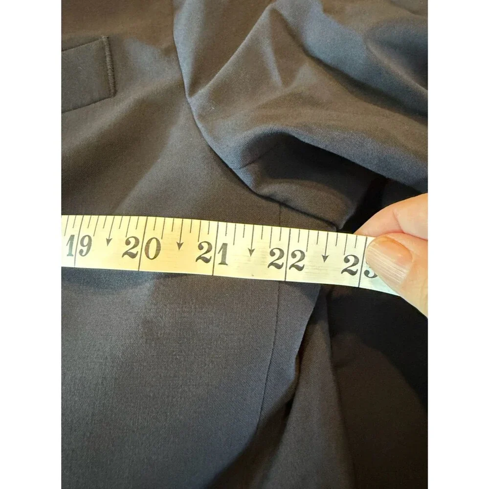 Quince Men's Dark Navy Blue Italian Wool Single-Breasted Blazer XL